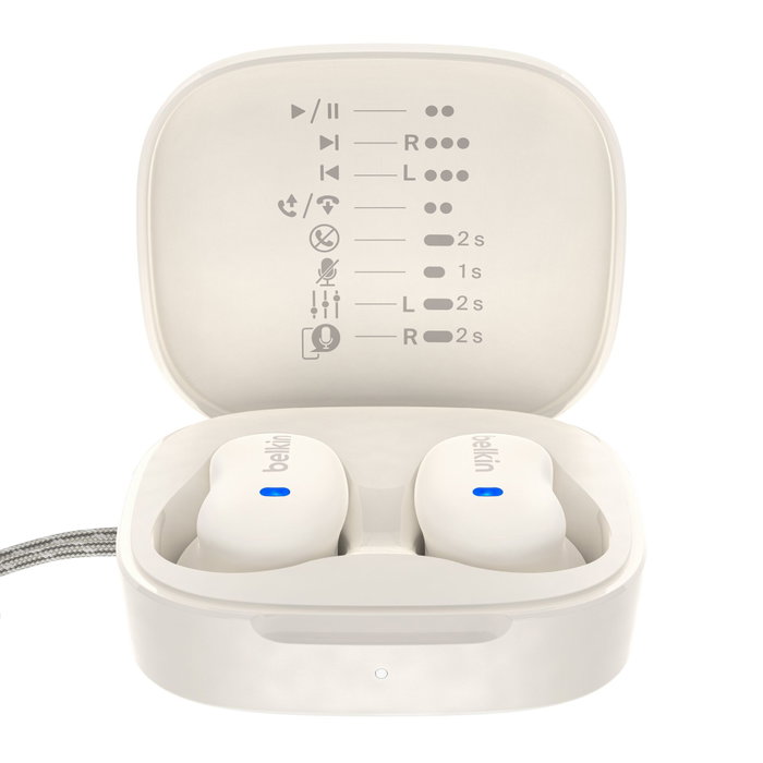 Belkin SoundForm Anywhere True Wireless In-Ear - Crème