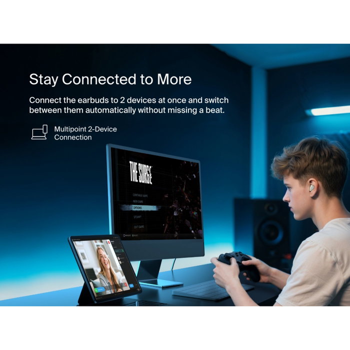 Belkin SoundForm Anywhere True Wireless In-Ear - Crème