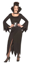 Rubies - Déguisement adulte Vampire femme en noir