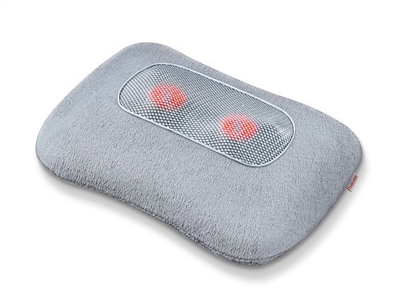 Beurer MG-145 Oreiller de Massage Shiatsu avec Fonction Chaleur pour le Cou, les Épaules, le Dos et les Jambes - Housse Lavable en Machine