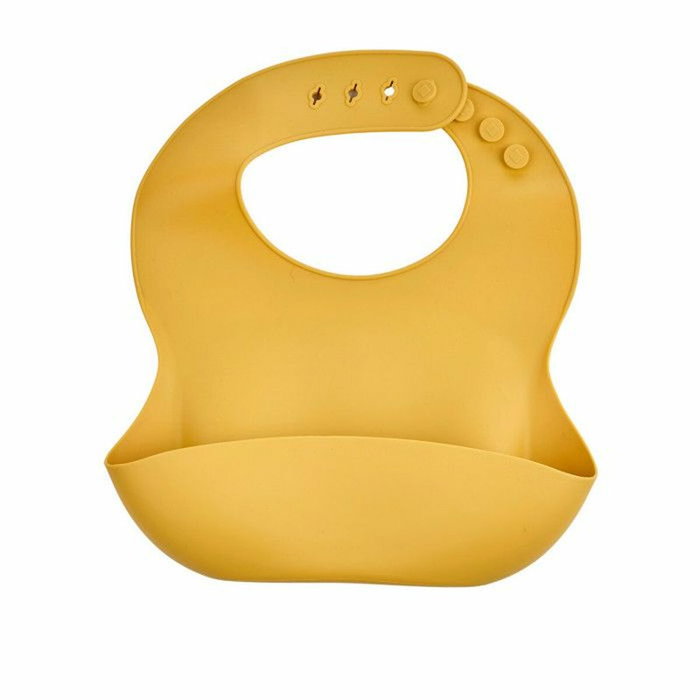 Thermobaby Lot de 2 bavoirs en silicone Vert Cactus et Jaune Miel Thermobaby Lot de 2 bavoirs en silicone Vert Cactus et Jaune Miel