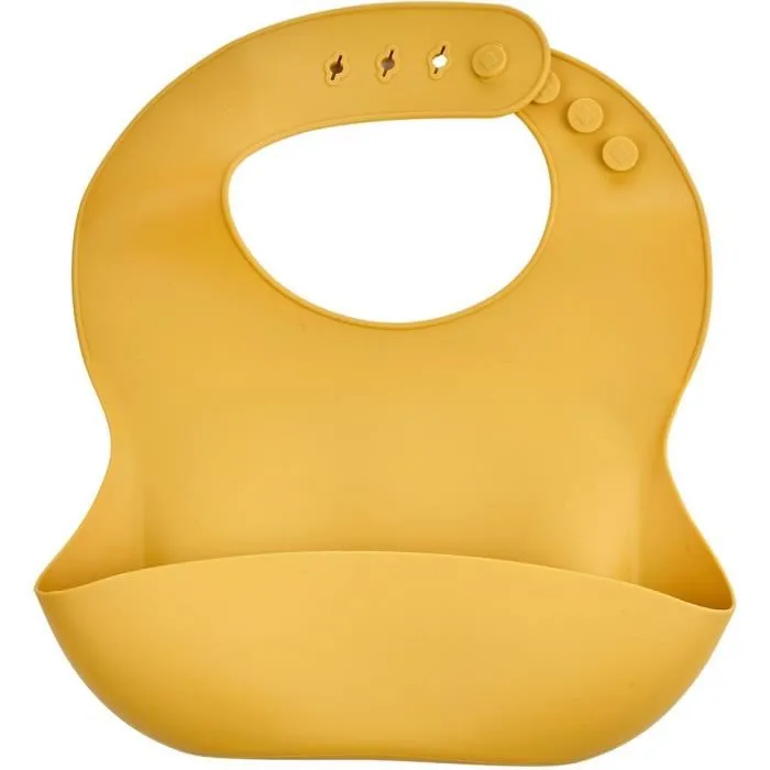 Thermobaby Lot de 2 Bavoirs en Silicone Étanches et Réglables avec Poche - Vert Cactus et Jaune Miel pour Bébé, Entretien Facile Thermobaby Lot de 2 Bavoirs en Silicone Étanches et Réglables avec Poche - Vert Cactus et Jaune Miel pour Bébé, Entretien Facile