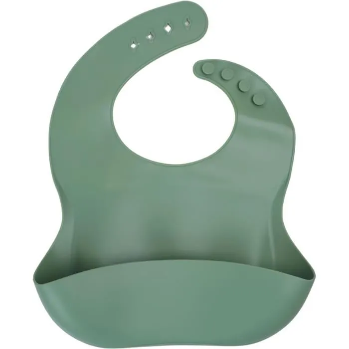 Thermobaby Lot de 2 Bavoirs en Silicone Étanches et Réglables avec Poche - Vert Cactus et Jaune Miel pour Bébé, Entretien Facile Thermobaby Lot de 2 Bavoirs en Silicone Étanches et Réglables avec Poche - Vert Cactus et Jaune Miel pour Bébé, Entretien Facile