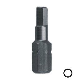 DUVER Pointe de vissage Allen en acier, filetage 5/16'', tige hexagonale 1/4''
