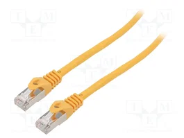 LANBERG Cordon de raccordement Cat 6a S/FTP orange 3m RJ45