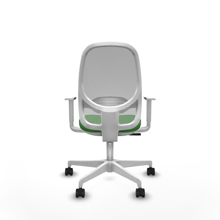 PIQUERAS Y CRESPO Chaise de Bureau Cilanco Synchro Vert et Gris