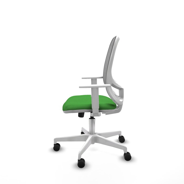 PIQUERAS Y CRESPO Chaise de Bureau Cilanco Synchro Vert et Gris
