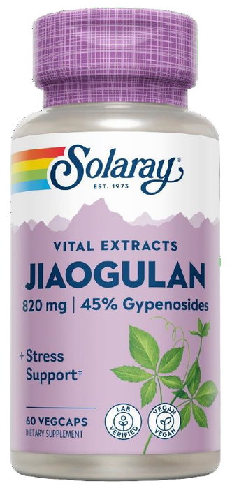 SOLARAY Jiaogulan 60 capsules végétales SOLARAY Jiaogulan 60 capsules végétales