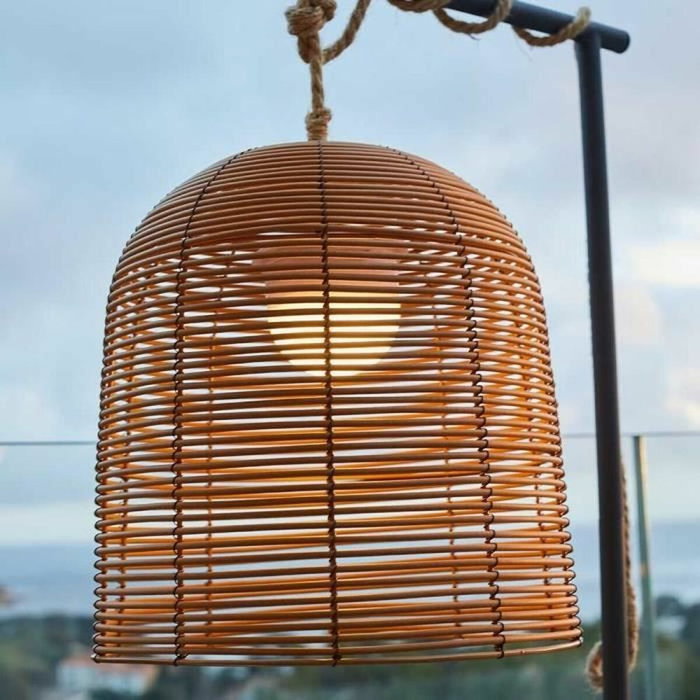 Lumisky Hang Bohème - Suspension Nomade en Polyrotin Beige - H35 cm Lumisky Hang Bohème - Suspension Nomade en Polyrotin Beige - H35 cm