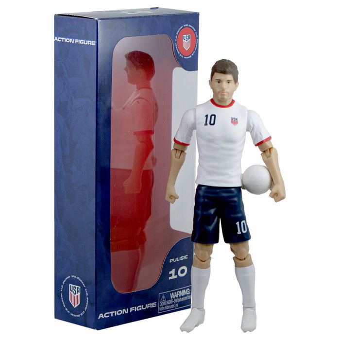 BANBO TOYS - Figurine articulée Christian Pulisic Équipe des USA - Taille : 20 cm BANBO TOYS - Figurine articulée Christian Pulisic Équipe des USA - Taille : 20 cm