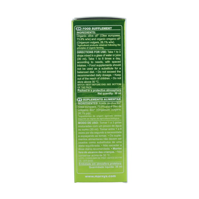 MARNYS Oregamar Bio huile d'origan liquide 30ml
