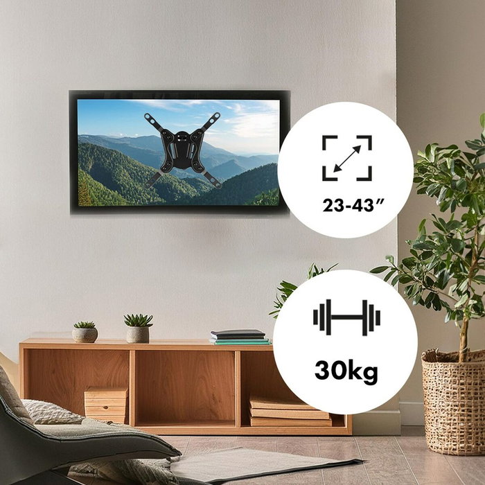MacLean MC-418 Support de TV 23-43 pouces 30 Kg MacLean MC-418 Support de TV 23-43 pouces 30 Kg