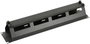Lanview Logon 2U Panneau de gestion de câbles type R 19 pouces avec couvercle noir