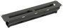 Lanview Logon 2U Panneau de gestion de câbles type R 19 pouces avec couvercle noir