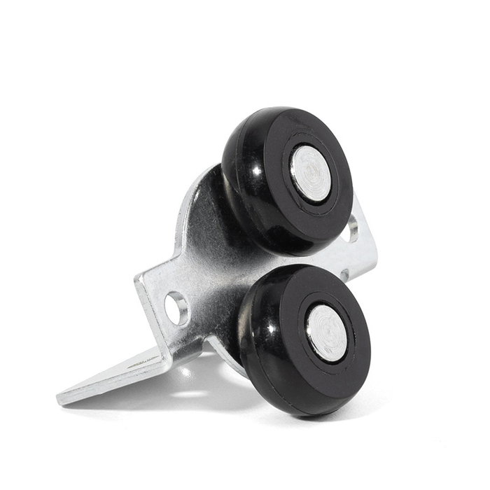 HERRAJES ALK Kit 2 Portes Supérieur+Inférieur Rolly pour Guidage A75 Sp16 Compatible avec Kit de Guidages Lugano