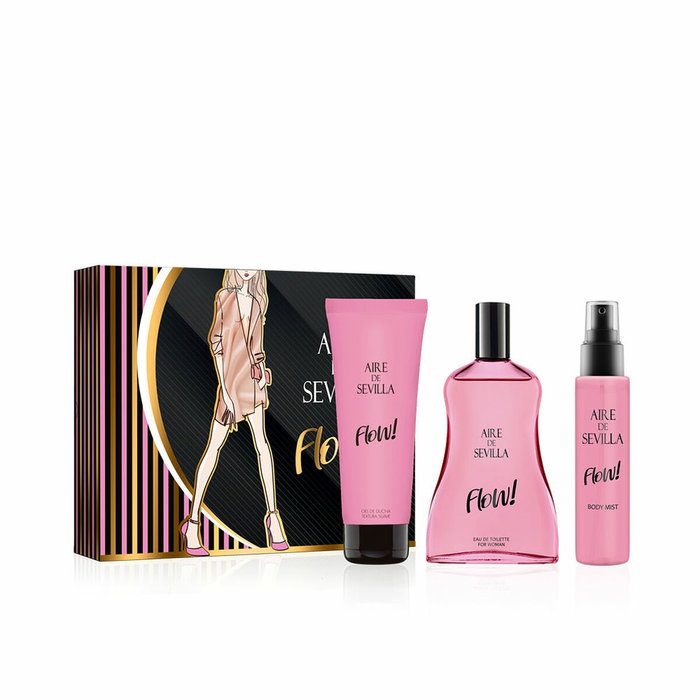 Aire de Sevilla Set de Parfum Flow! 3 Pièces Aire de Sevilla Set de Parfum Flow! 3 Pièces