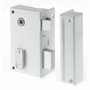 Yale Serrure en applique verticale à fouillot Droite - Blanc