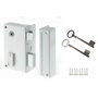 Yale Serrure en applique verticale à fouillot Droite - Blanc