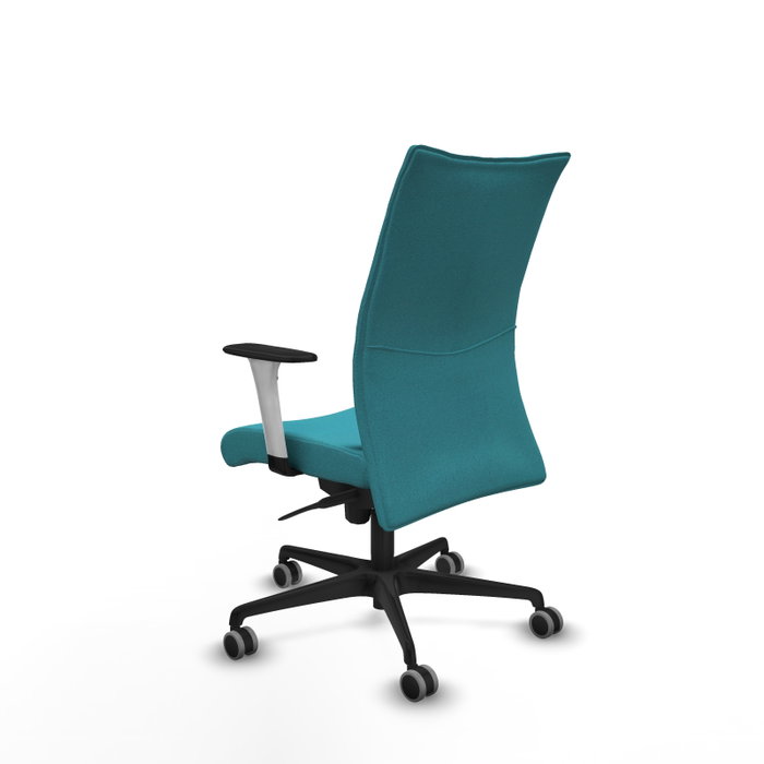 Piqueras Y Crespo Chaise Albacete Confidente Turquoise avec mécanisme Synchro et accoudoirs ByN