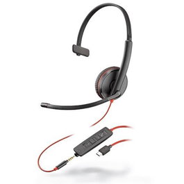 Poly Blackwire 3215 USB-C Noir monaural