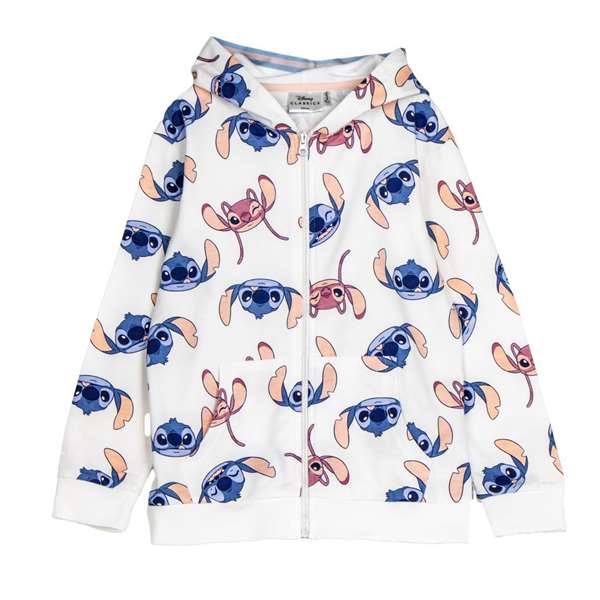 Cerda - Sweat-shirt à fermeture éclair French Terry - Taille Enfant 12 Ans - Couleur Beige Cerda - Sweat-shirt à fermeture éclair French Terry - Taille Enfant 12 Ans - Couleur Beige