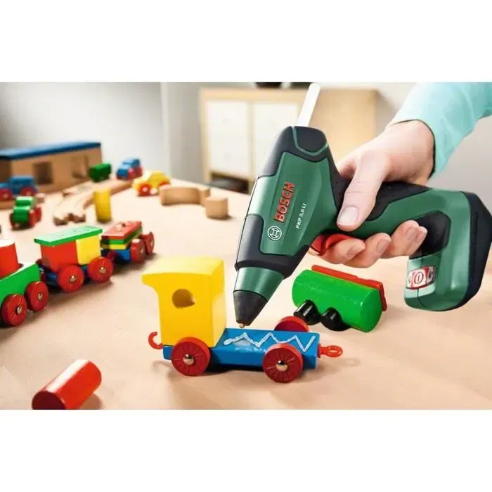 Bosch PKP 3,6 LI - Pistolet à colle sans fil avec batterie Power for ALL 18V, temps de chauffe 15 secondes