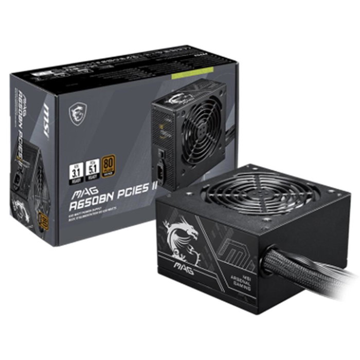 MSI MAG A650BN PCIE5 II 650 W ATX Bronze MSI MAG A650BN PCIE5 II 650 W ATX Bronze