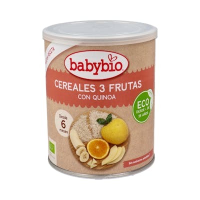 Babybio Céréales 3 Fruits Avec Quinoa Sans SANS SUCRE AJOUTÉ Bio 220g Babybio Céréales 3 Fruits Avec Quinoa Sans SANS SUCRE AJOUTÉ Bio 220g