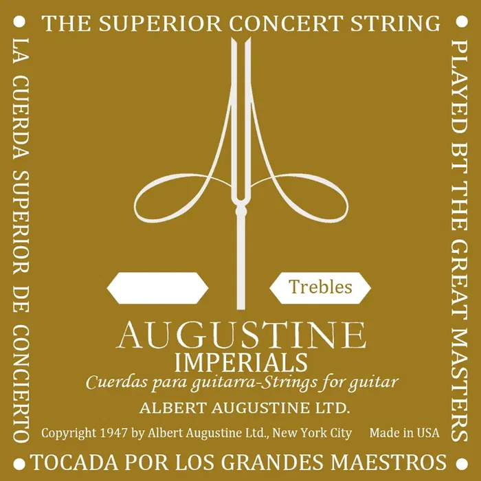 Augustine Cuerda Clásica Sol Nylon Imperial Tension Normale - Set de 12 (Set de 12) Augustine Cuerda Clásica Sol Nylon Imperial Tension Normale - Set de 12 (Set de 12)