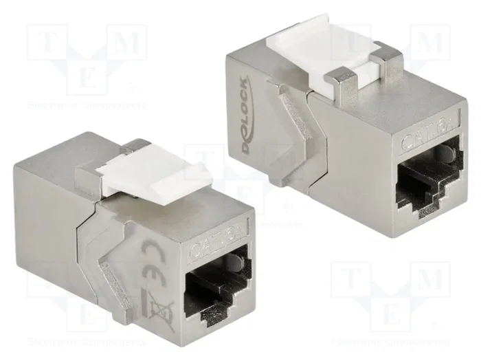 DELOCK Connecteur RJ45 Keystone Cat 6a Argent DELOCK Connecteur RJ45 Keystone Cat 6a Argent