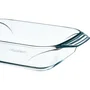 Pyrex Plat Four Rectangulaire Let's Share en Verre Borosilicate - 39 x 25 cm - Résiste jusqu'à 300°C, Micro-ondes, Lave-Vaisselle