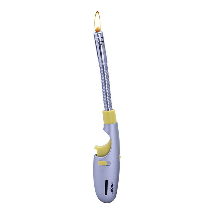 Prof Briquet électronique rechargeable à col flexible, couleurs assorties, 19x3x2 cm