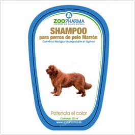 ZOOPHARMA VET Shampooing Poil Marron pour Chiens 250ml
