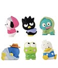 Sanrio assortiment figurines Twinchees Hapidanbui Hoodie 5 cm (24)