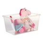 Art Plast Boîte de rangement polyvalente transparente avec couvercle 44 l