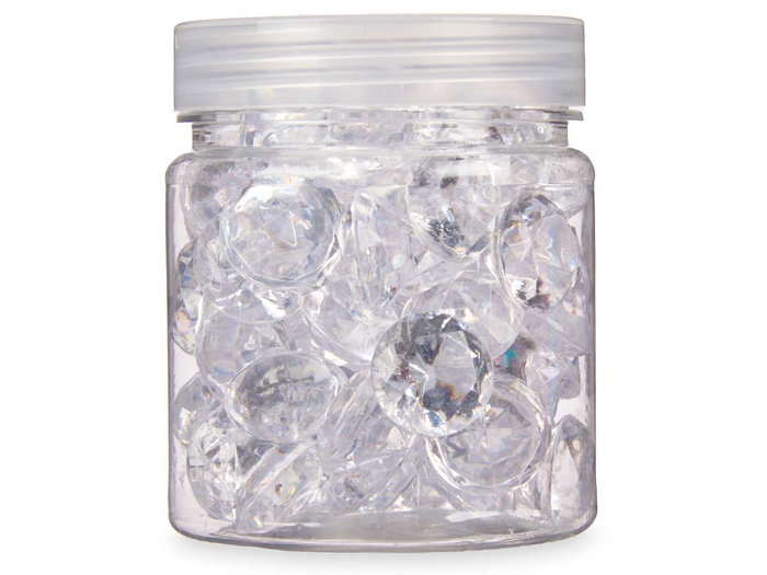 GIFTDECOR Bote 150gr Diamante GR Transparente (Lot de 32)