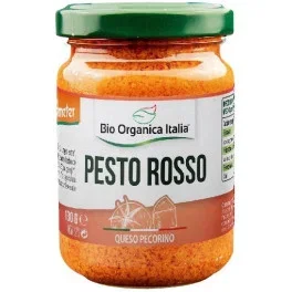 BIO ORGANICA ITALIA Pesto Rosso Pecorino 130 gr Bio Vegan