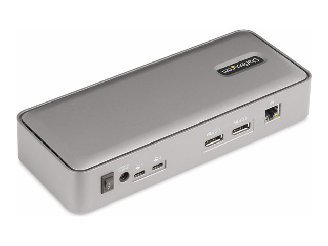Startechcom Docking Station 12 en 1 - Station d'accueil USB-C KVM double portable avec double moniteur 4K 60Hz, Ethernet Gigabit, charge 90W+45W Startechcom Docking Station 12 en 1 - Station d'accueil USB-C KVM double portable avec double moniteur 4K 60Hz, Ethernet Gigabit, charge 90W+45W