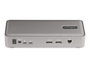 Startechcom Docking Station 12 en 1 - Station d'accueil USB-C KVM double portable avec double moniteur 4K 60Hz, Ethernet Gigabit, charge 90W+45W