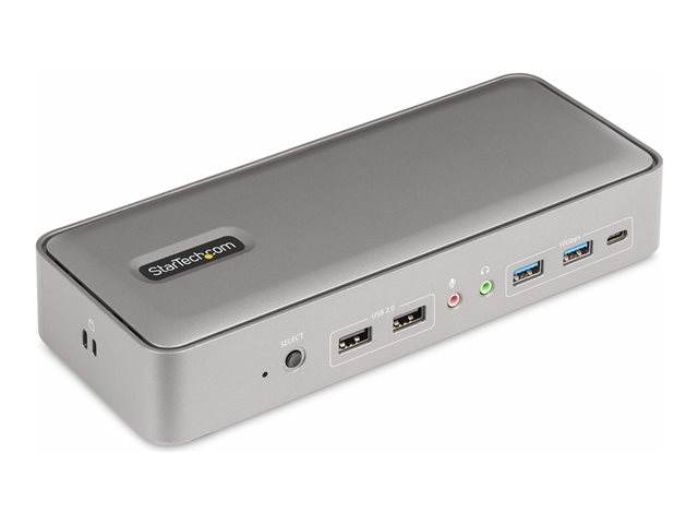 Startechcom Docking Station 12 en 1 - Station d'accueil USB-C KVM double portable avec double moniteur 4K 60Hz, Ethernet Gigabit, charge 90W+45W Startechcom Docking Station 12 en 1 - Station d'accueil USB-C KVM double portable avec double moniteur 4K 60Hz, Ethernet Gigabit, charge 90W+45W