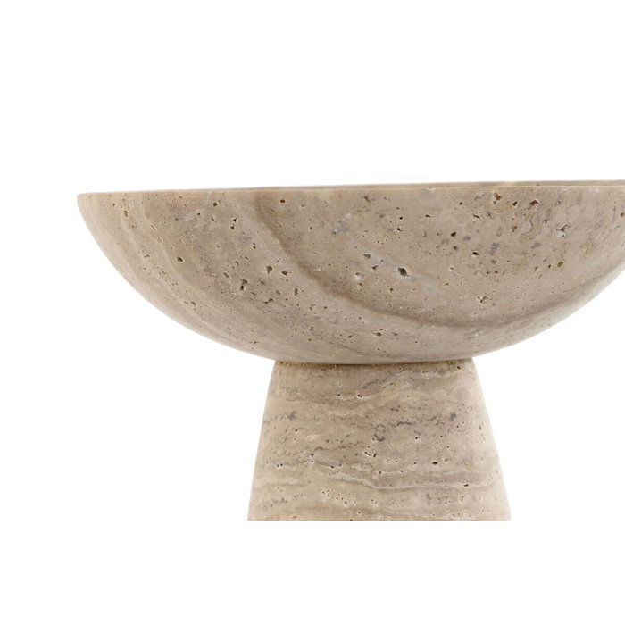 Centre de Table Home ESPRIT Marron Marbre 17 x 17 x 10 cm