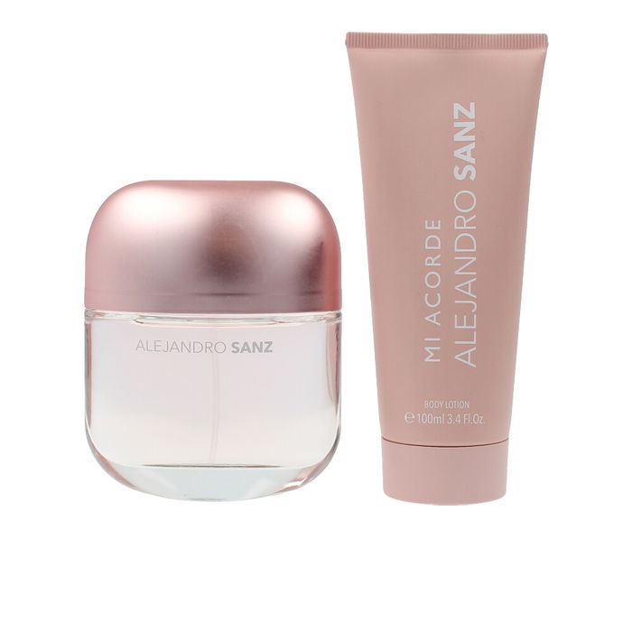 Alejandro Sanz MI ACORDE WOMAN Eau de Toilette vaporizador 80 ml + loción corporal 100 ml Coffret Femme