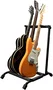 Frameworks Rack Pliable et Rétractable pour 3 Guitares en Acier