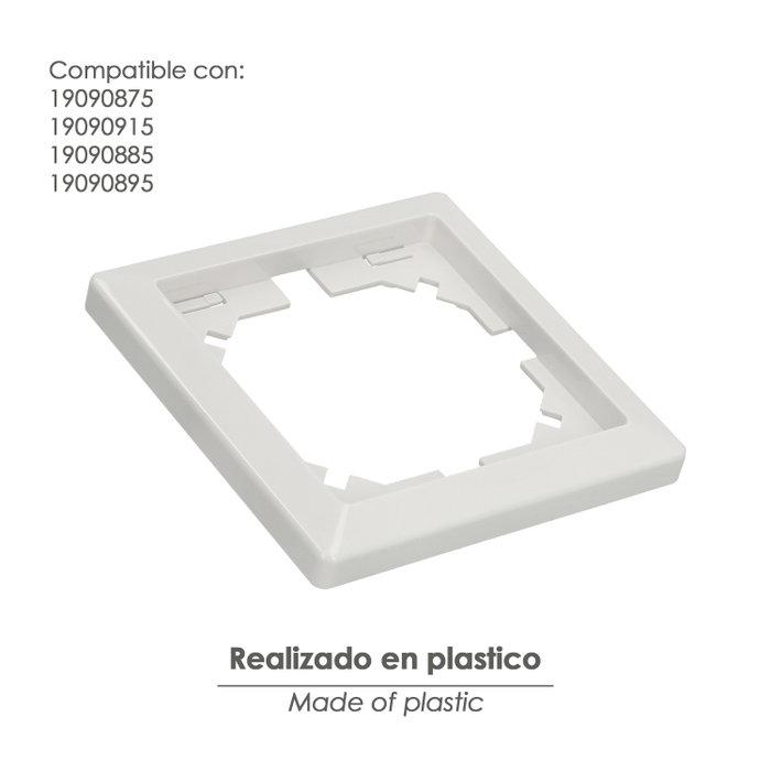 WOLFPACK LINEA PROFESIONAL Cadre Embellisseur 1 Élément Blanc