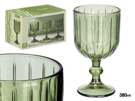 VIVALTO Copa de vino Rayas 380ml Verte