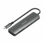 Hub USB Aisens USB-C DOCK 6 EN 1 Gris