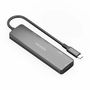 Hub USB Aisens USB-C DOCK 6 EN 1 Gris