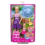 Barbie Coffret Pique-Nique Famille et Amis JBF43 avec 2 Poupées Barbie et Chelsea et 9 Accessoires, Jeu pour Enfants de 3 Ans et Plus