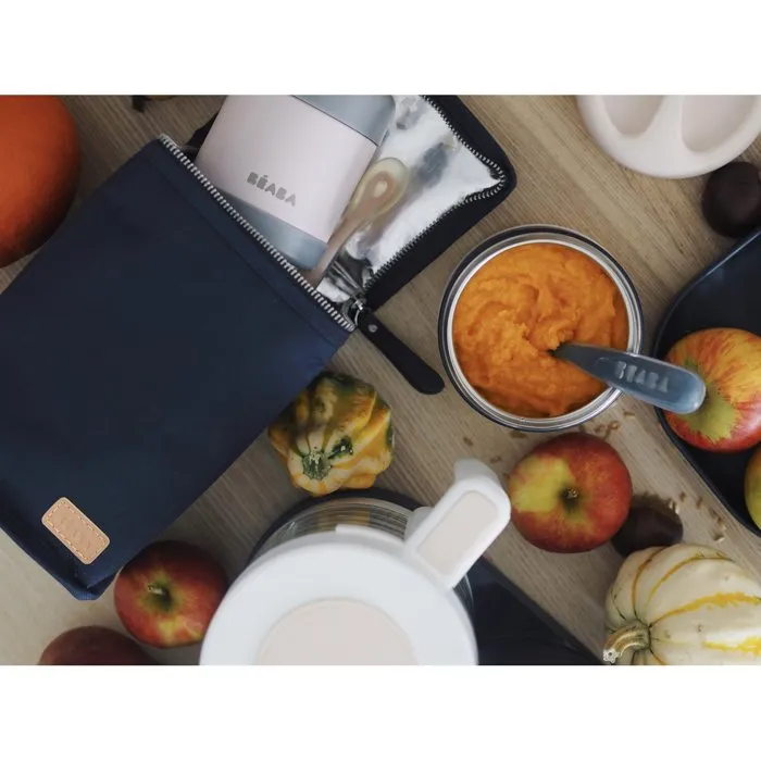 Beaba Pochette Repas Isotherme, Bleu marine, 2.8L, Compatible Biberon, Tissu Imperméable et Antitaches, Hauteur 22 cm Beaba Pochette Repas Isotherme, Bleu marine, 2.8L, Compatible Biberon, Tissu Imperméable et Antitaches, Hauteur 22 cm