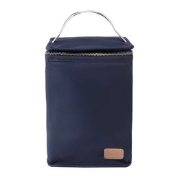 Beaba Pochette Repas Isotherme, Bleu marine, 2.8L, Compatible Biberon, Tissu Imperméable et Antitaches, Hauteur 22 cm